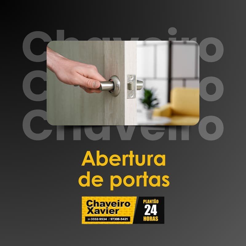 Chaveiro 24 horas em Belo Horizonte - chaveiro perto de mim